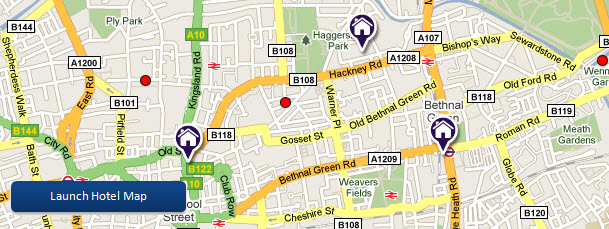 Liverpool Street Accommodation Map