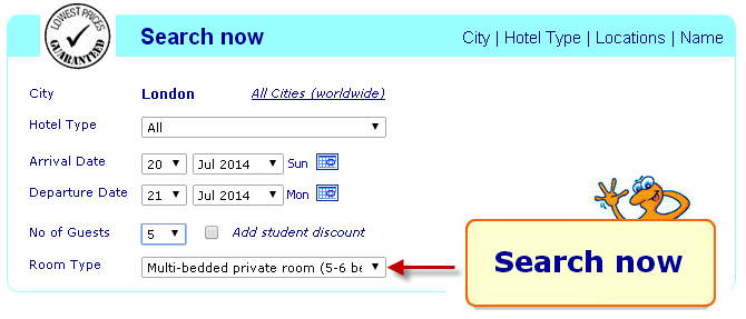 Search for MULTI-BEDDED PRIVATE ROOMS