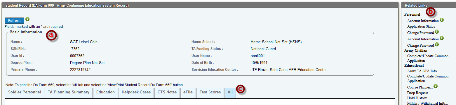 Soldier What Is A Student Record