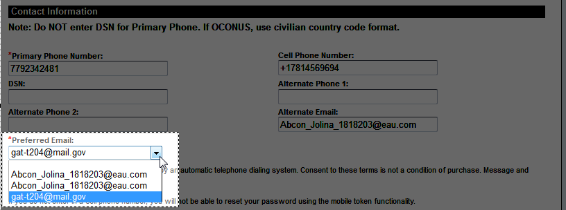 Soldier Army Civilian Da Intern How Do I Update My Email Address